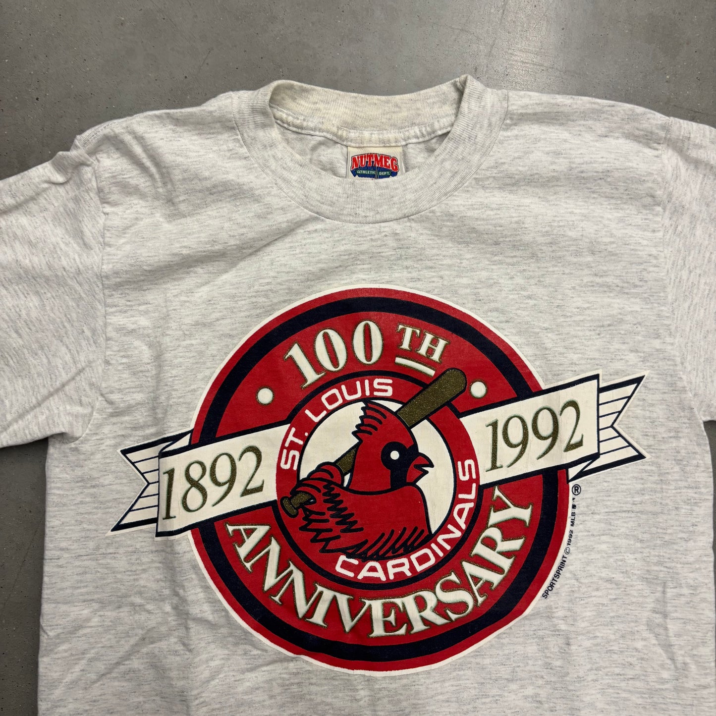 Vintage 92’ 100th Anniversary St Louis Cardinals Tee