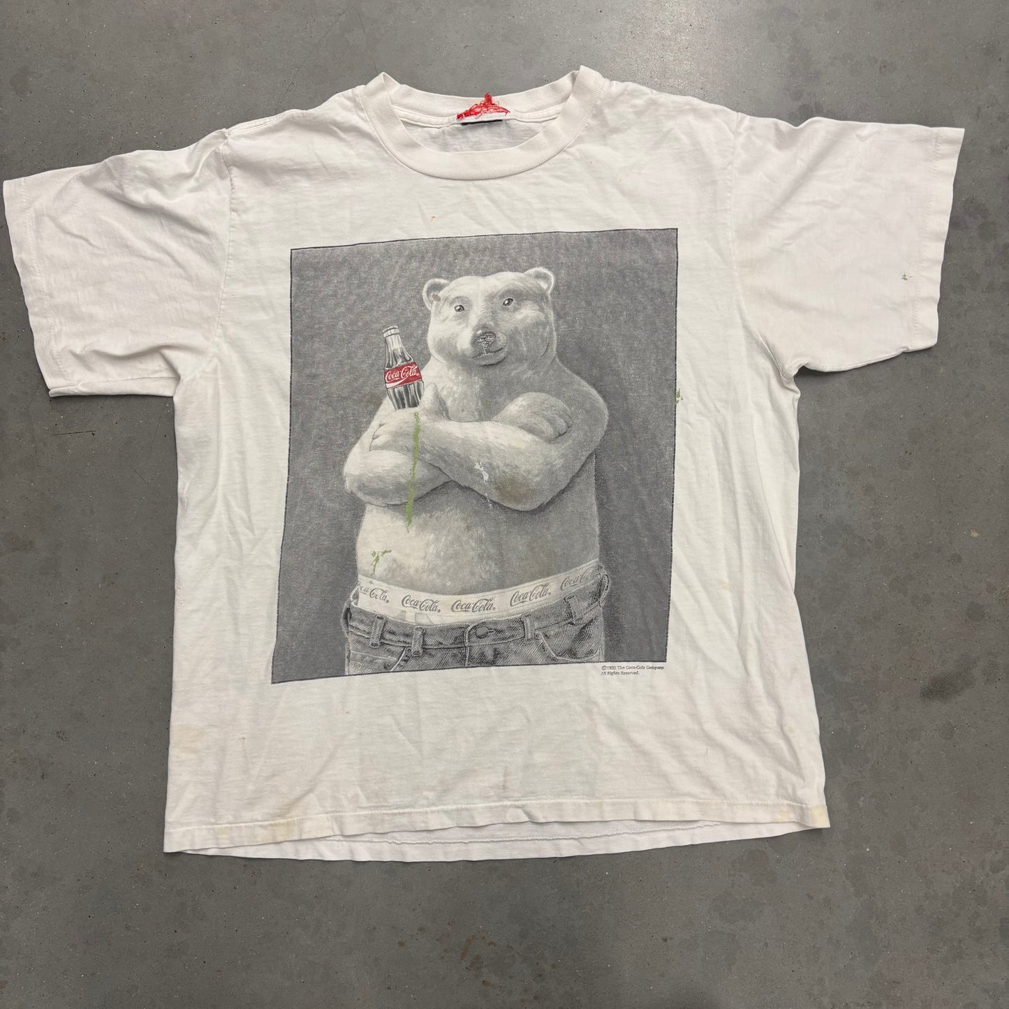 Vintage 90s Coca Cola Bear Tee