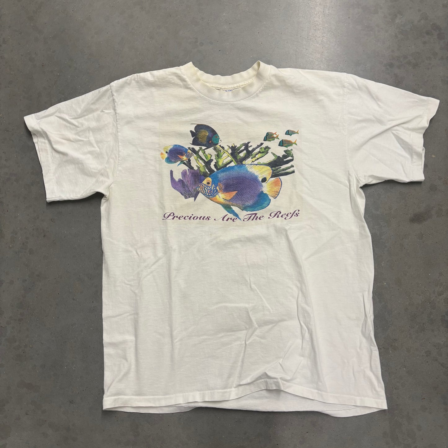 Vintage 90s “Precious are the Reefs” Tee