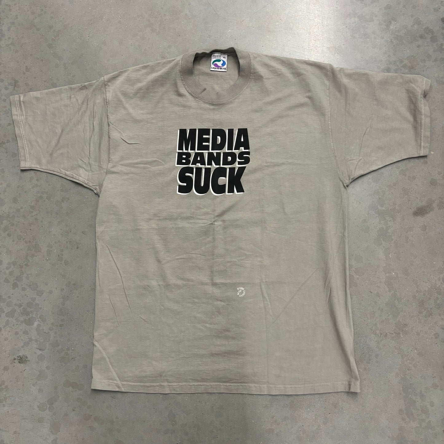 Vintage 97’ Media Bands Suck Tee