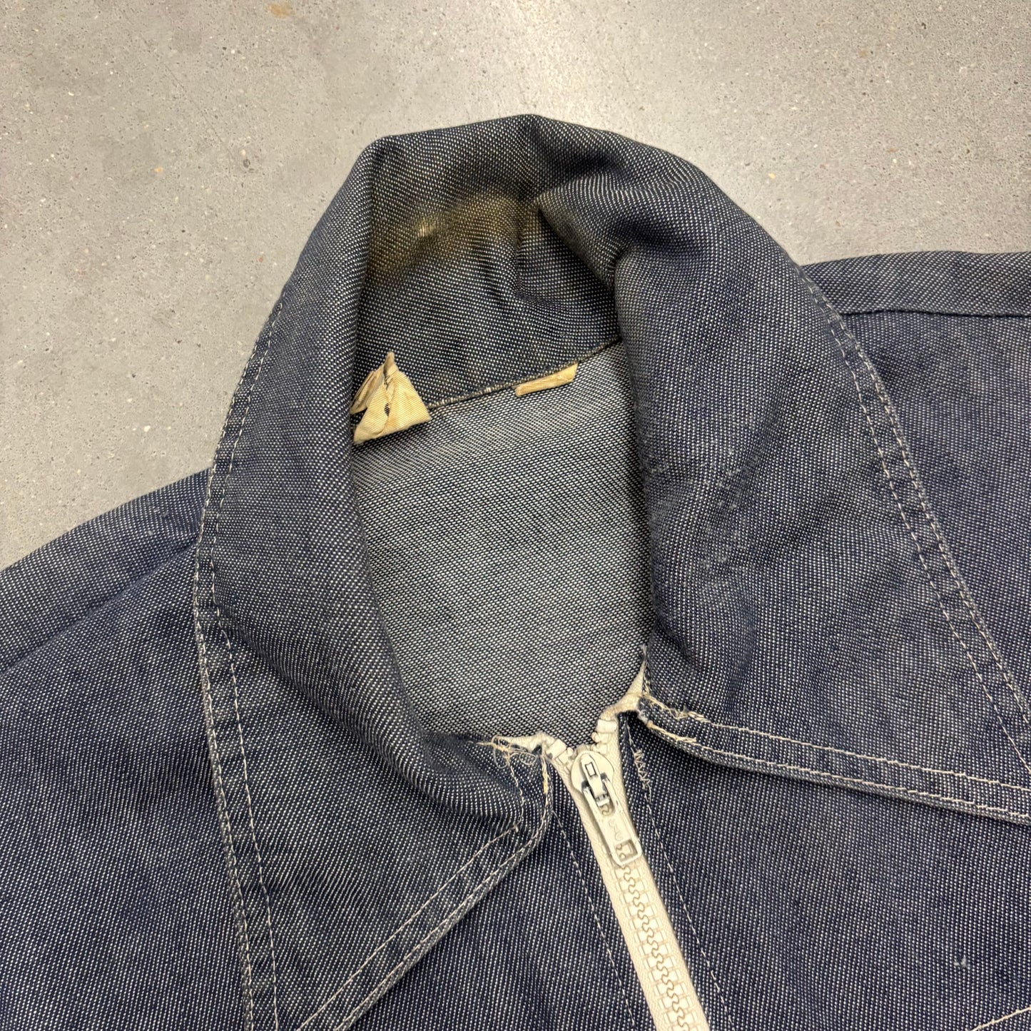 Vintage 70s Goodyear Denim Work Jacket