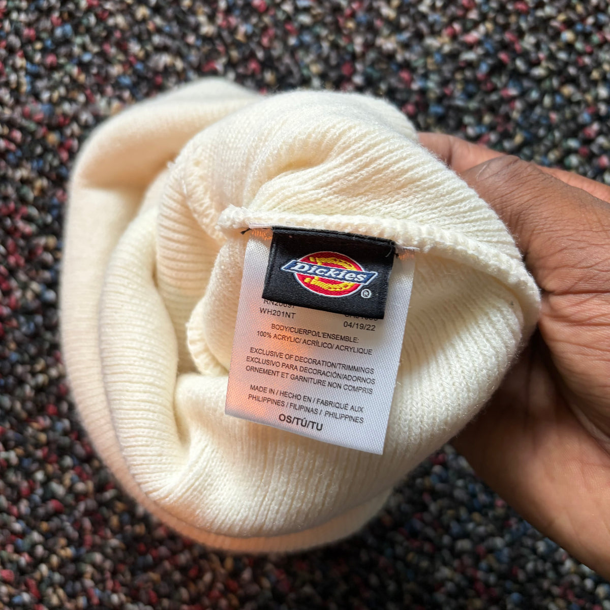 Dickies Cream Beanie
