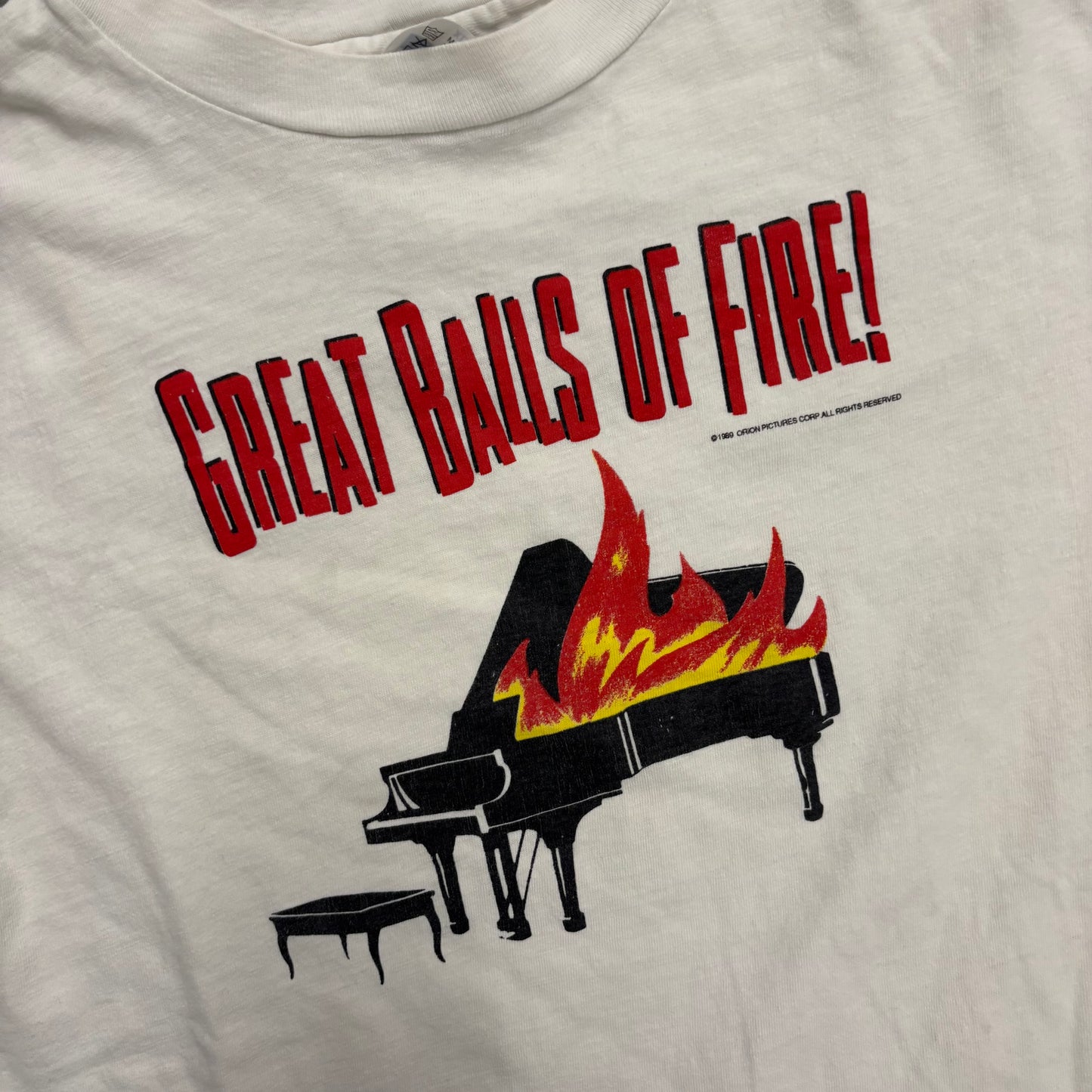 Vintage 89’ Great Balls of Fire Promo Tee