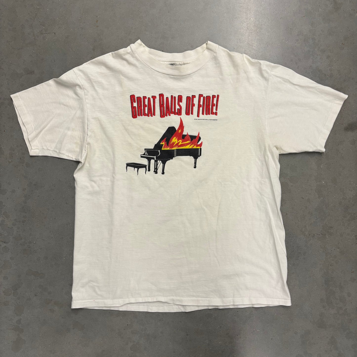 Vintage 89’ Great Balls of Fire Promo Tee