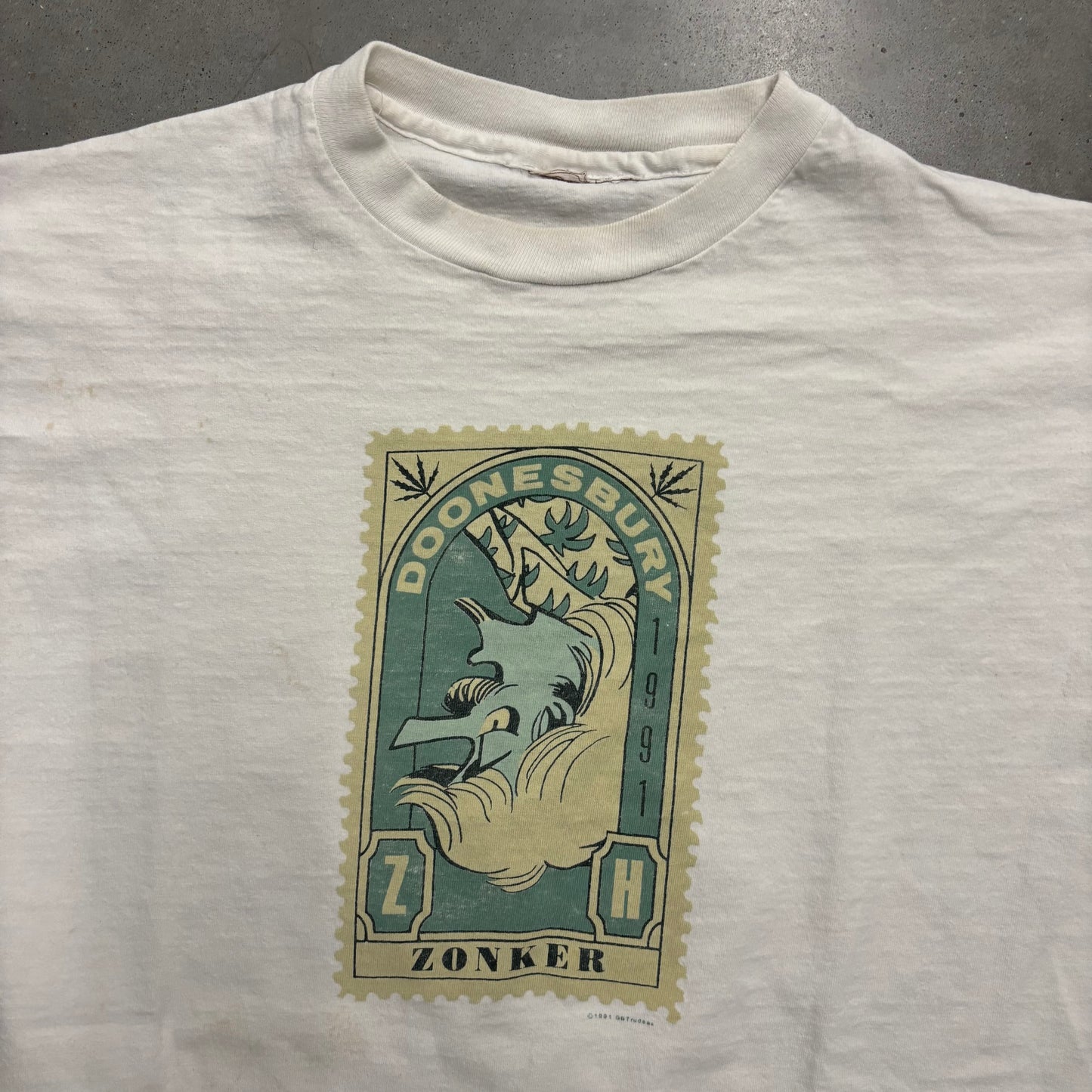 Vintage 90s Doonesbury Zonker Tee
