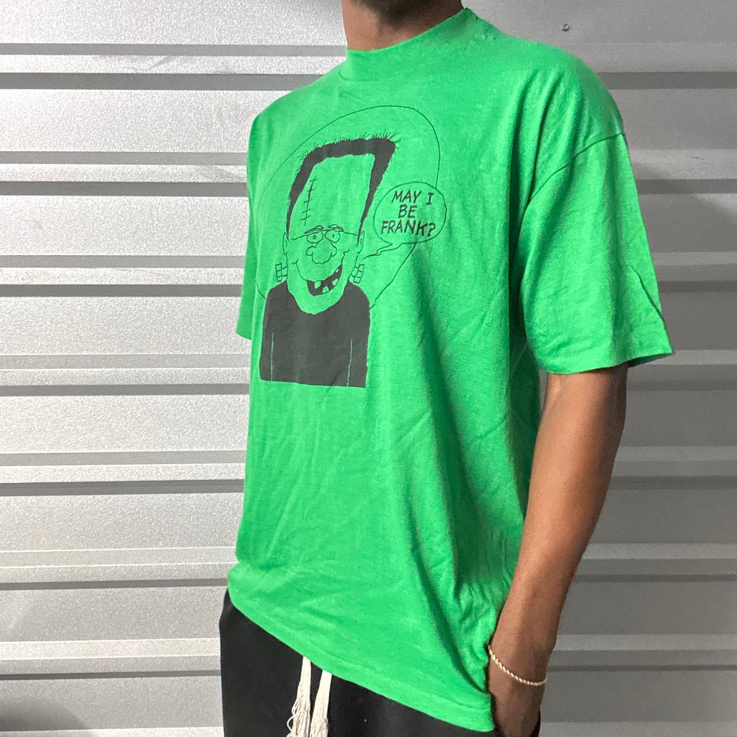 Vintage 80s Frankenstein “May I Be Frank” Tee