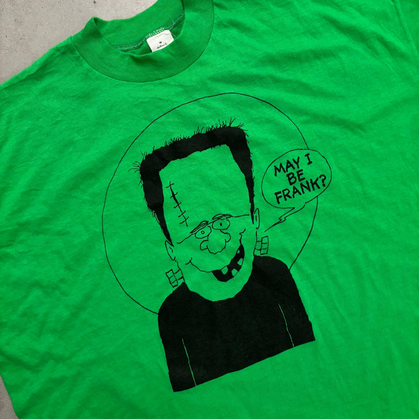Vintage 80s Frankenstein “May I Be Frank” Tee