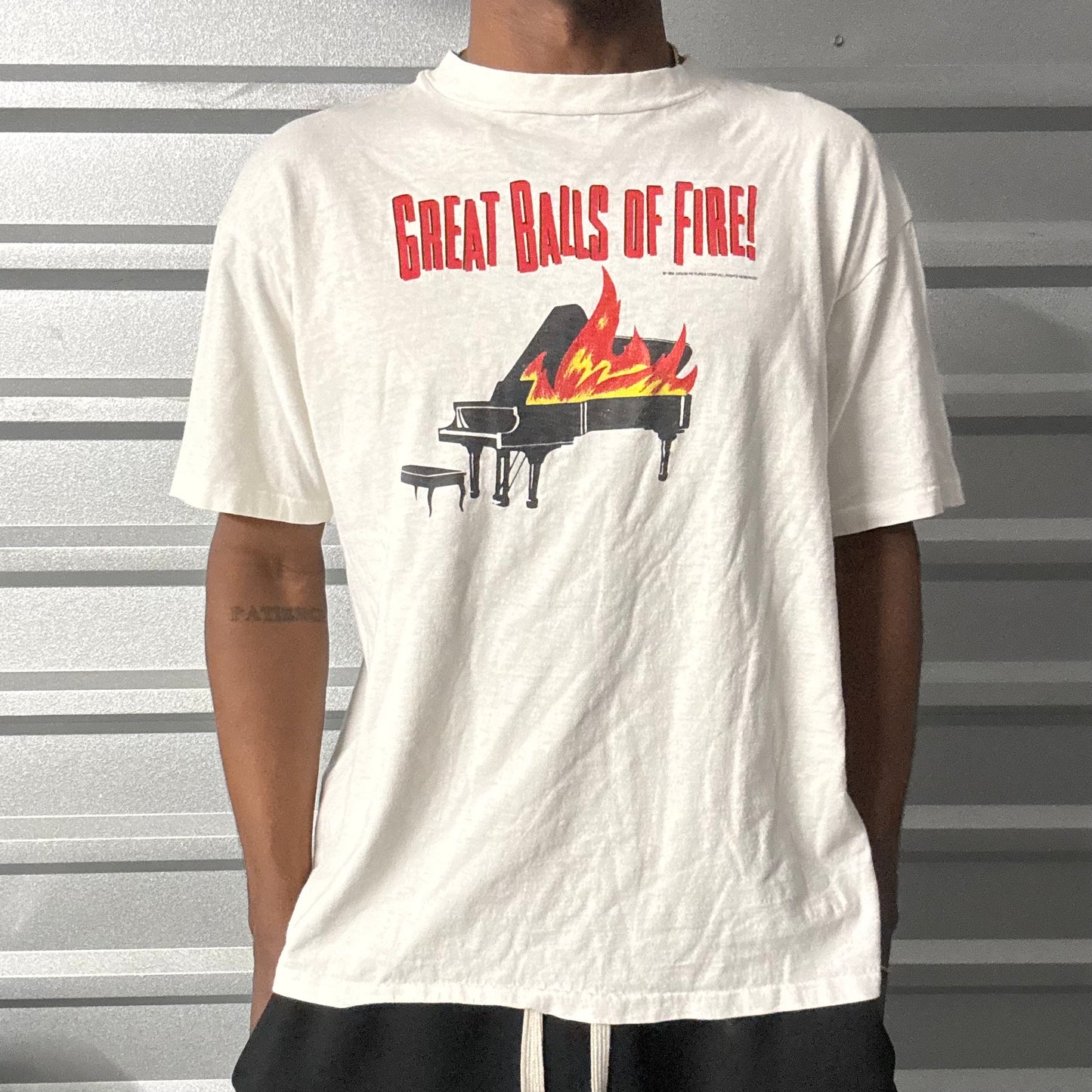 Vintage 89’ Great Balls of Fire Promo Tee