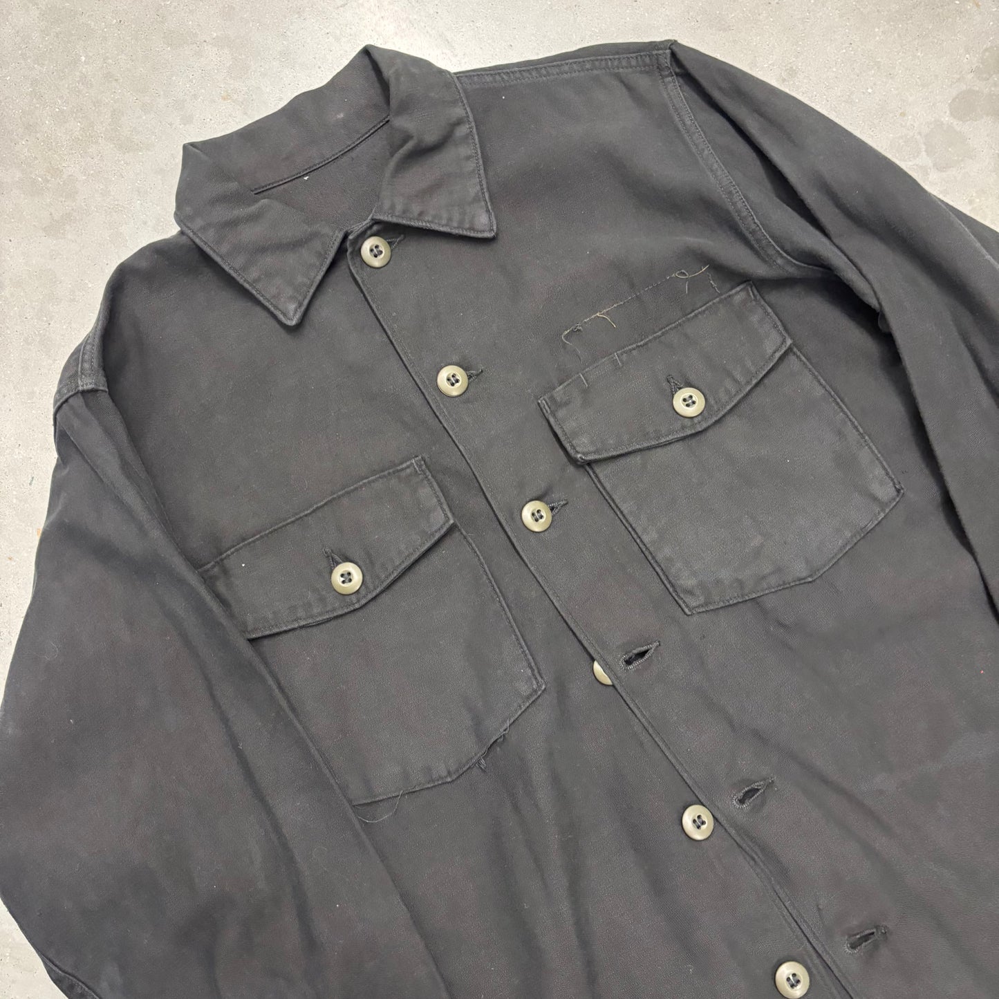 Vintage 80s Black Chore Jacket