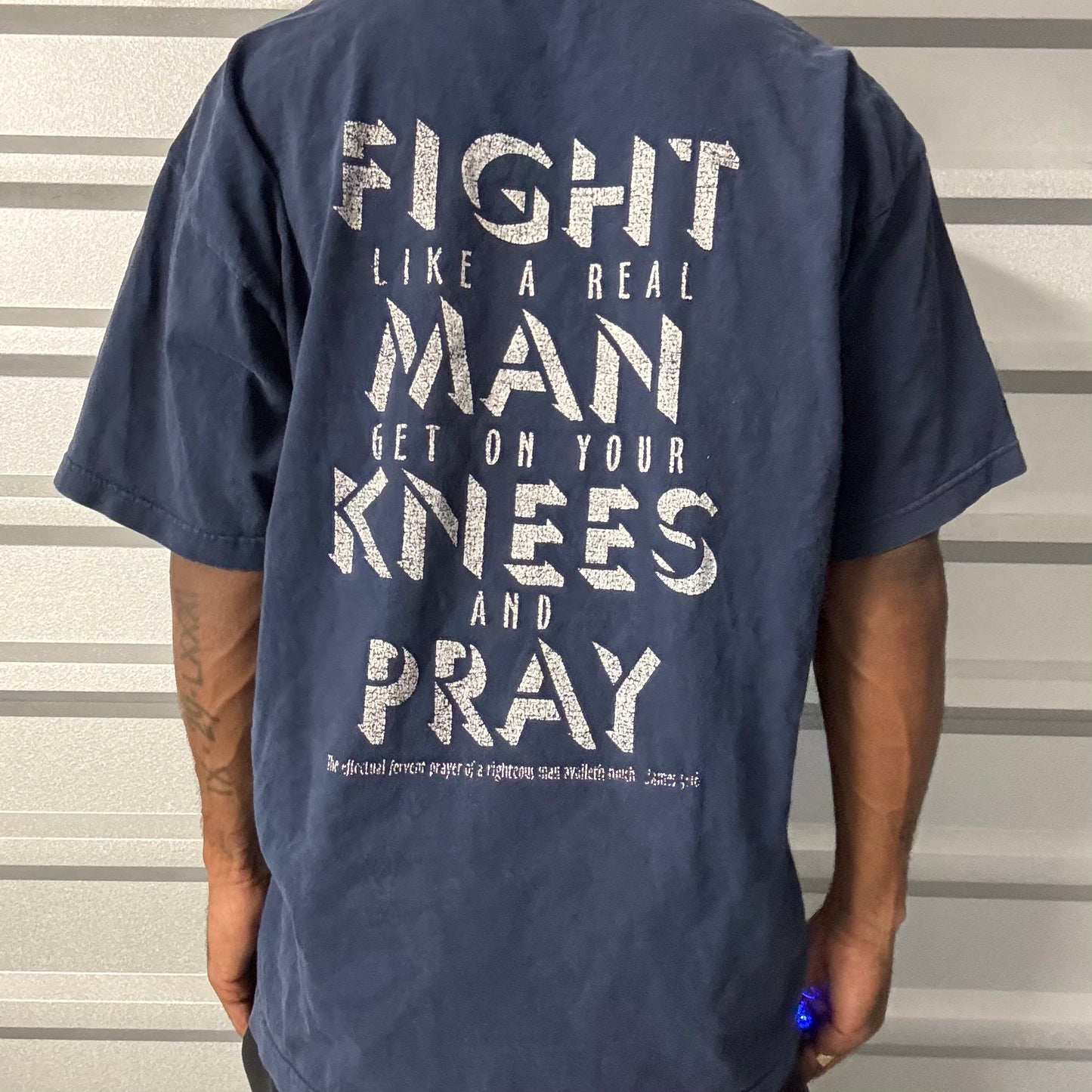 Y2K “Real Men Pray” Tee