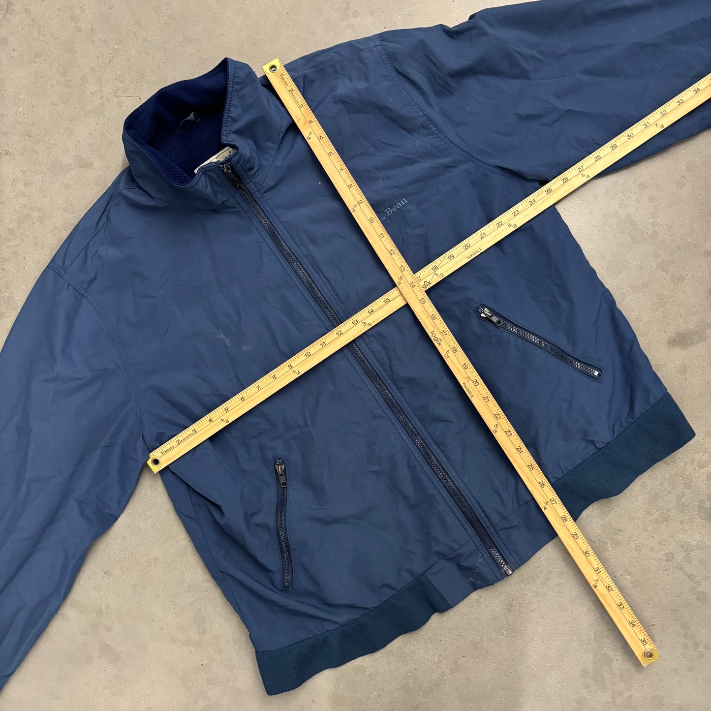 Y2K Navy LL Bean Jacket