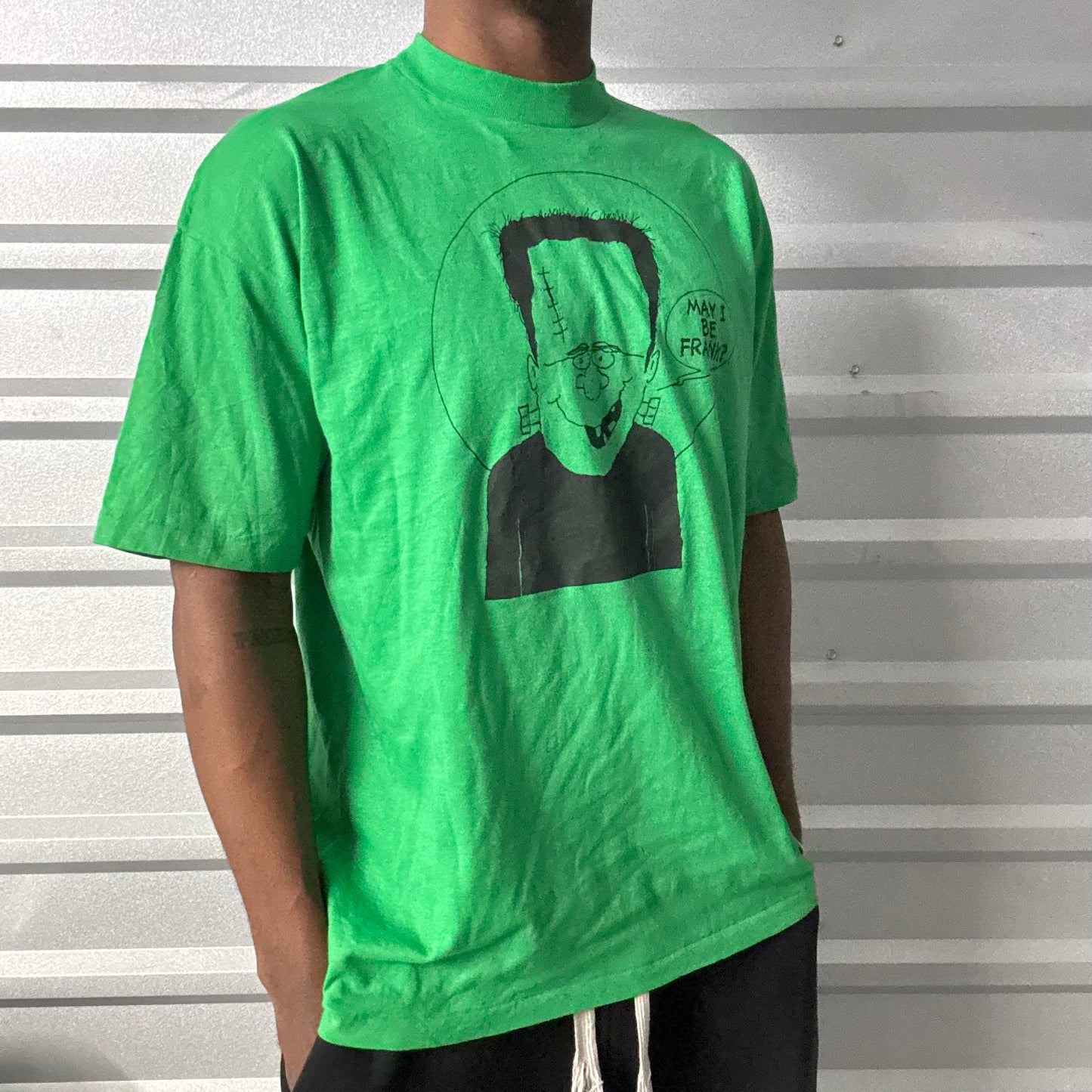 Vintage 80s Frankenstein “May I Be Frank” Tee