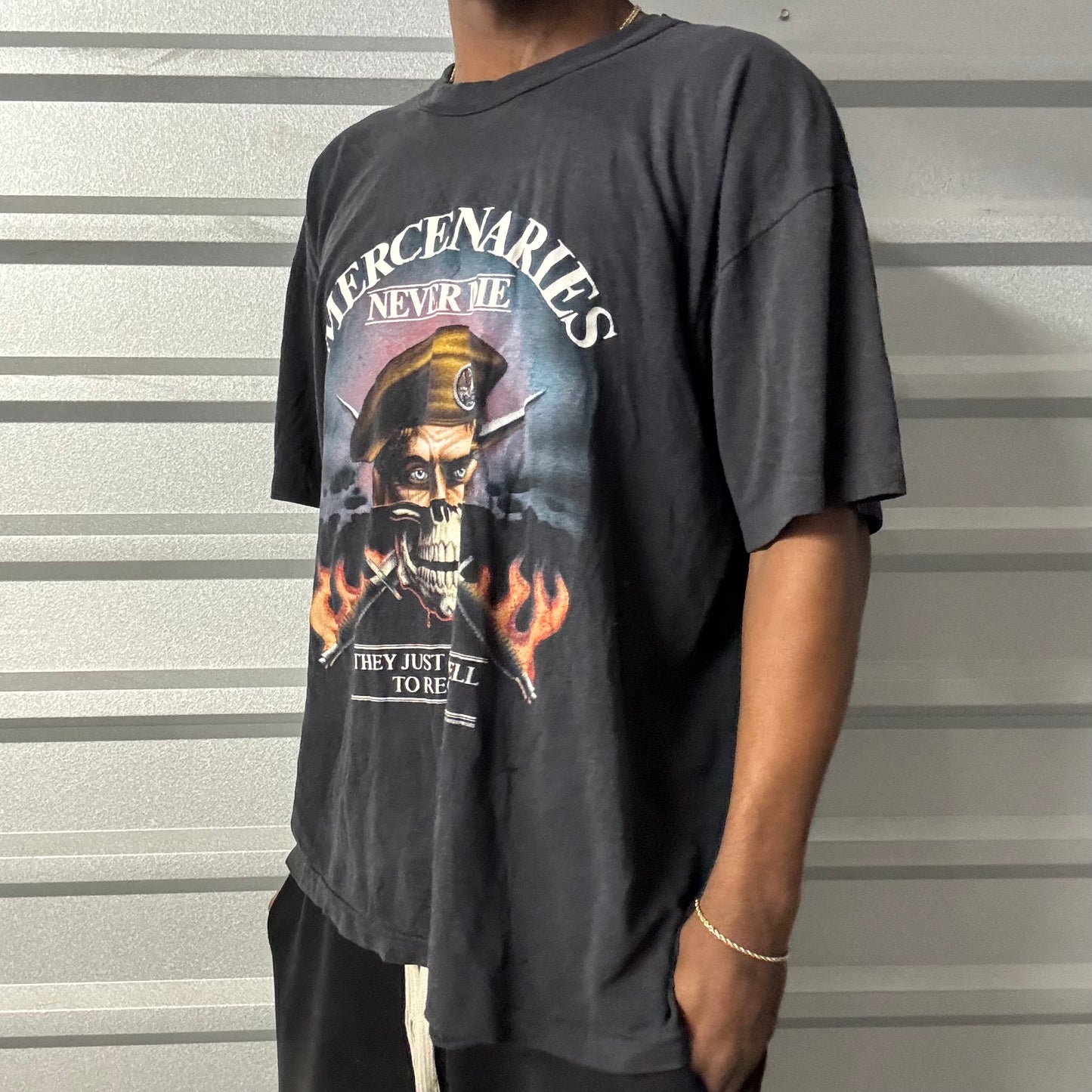 Vintage 80s “Mercenaries Never Die” Tee