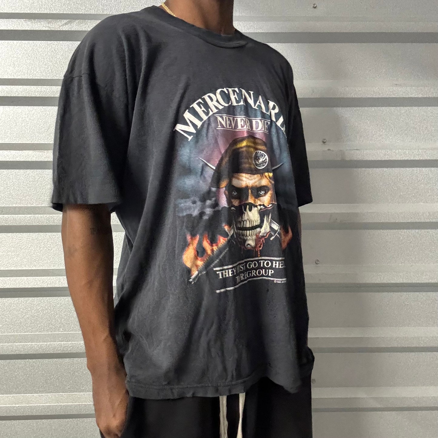 Vintage 80s “Mercenaries Never Die” Tee
