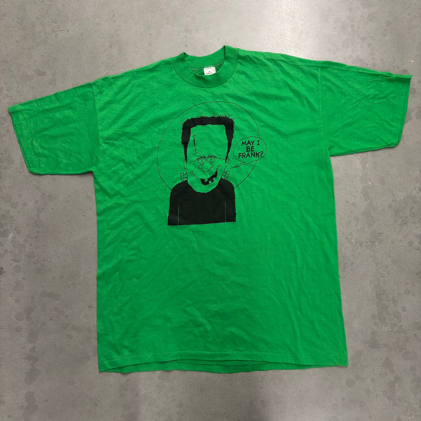 Vintage 80s Frankenstein “May I Be Frank” Tee