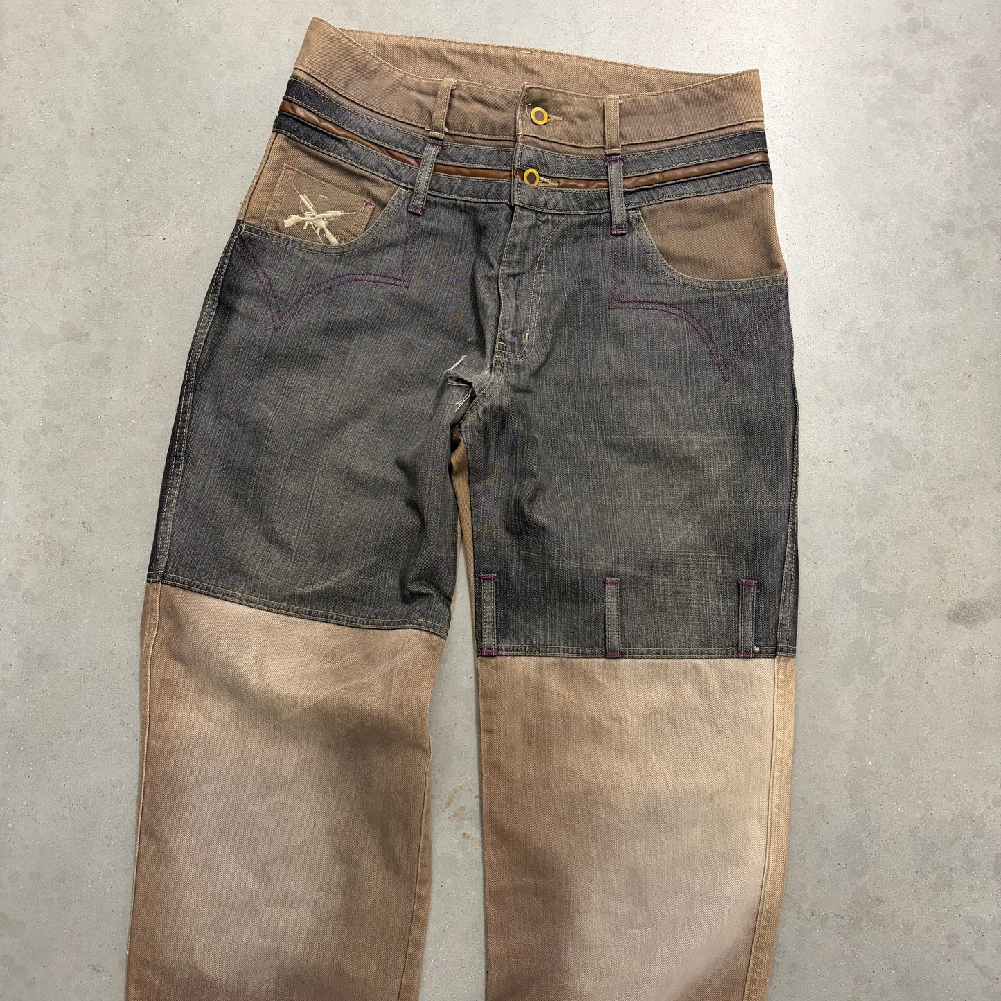Y2K Two Tone Japanese Denim