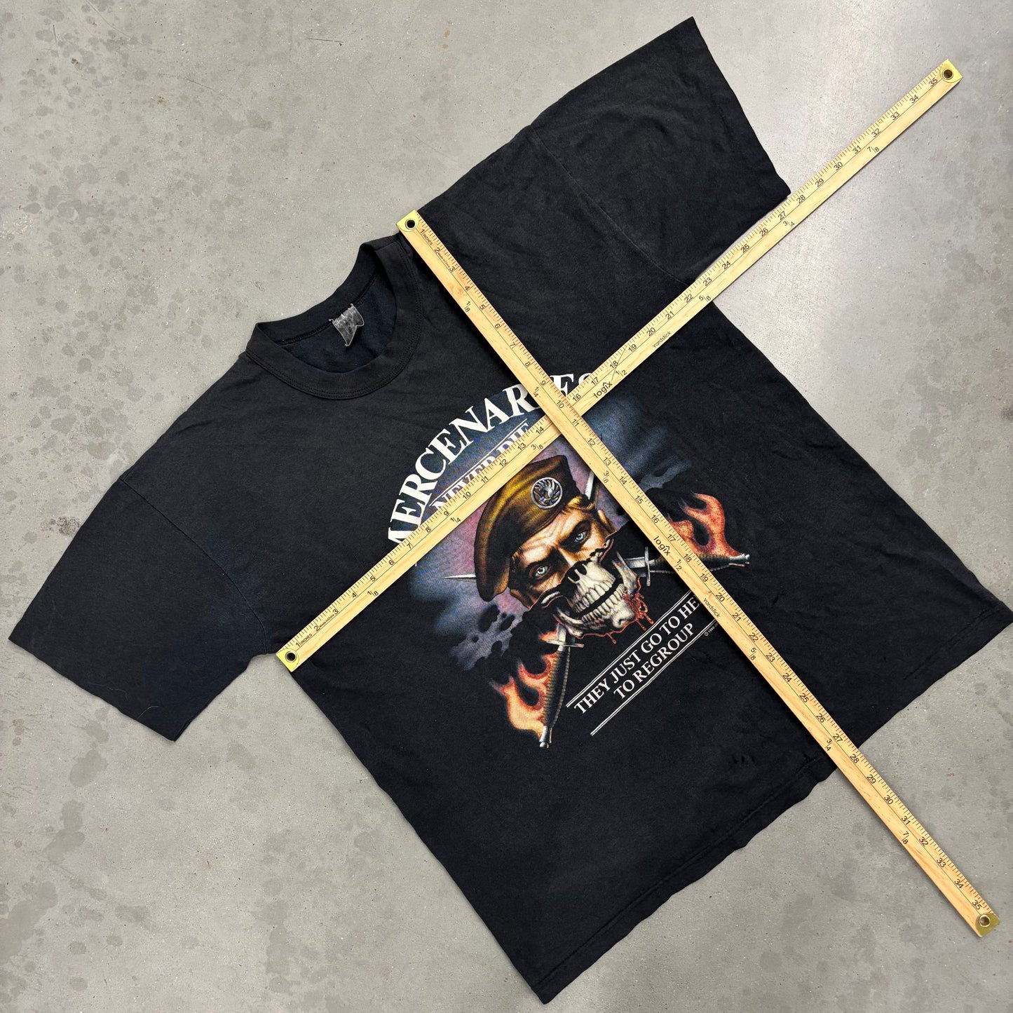 Vintage 80s “Mercenaries Never Die” Tee