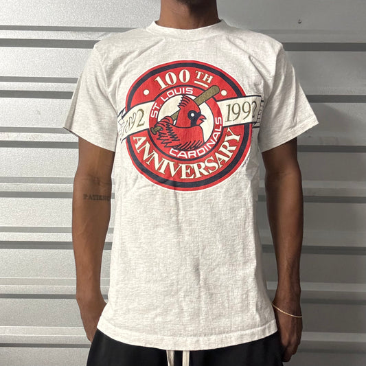 Vintage 92’ 100th Anniversary St Louis Cardinals Tee