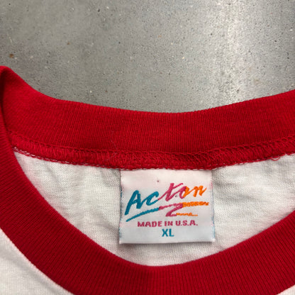 Vintage 95’ Curious George Ringer Tee