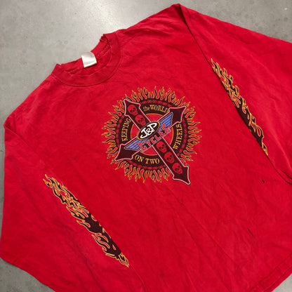 Vintage J&P Cycles Flame Longsleeve