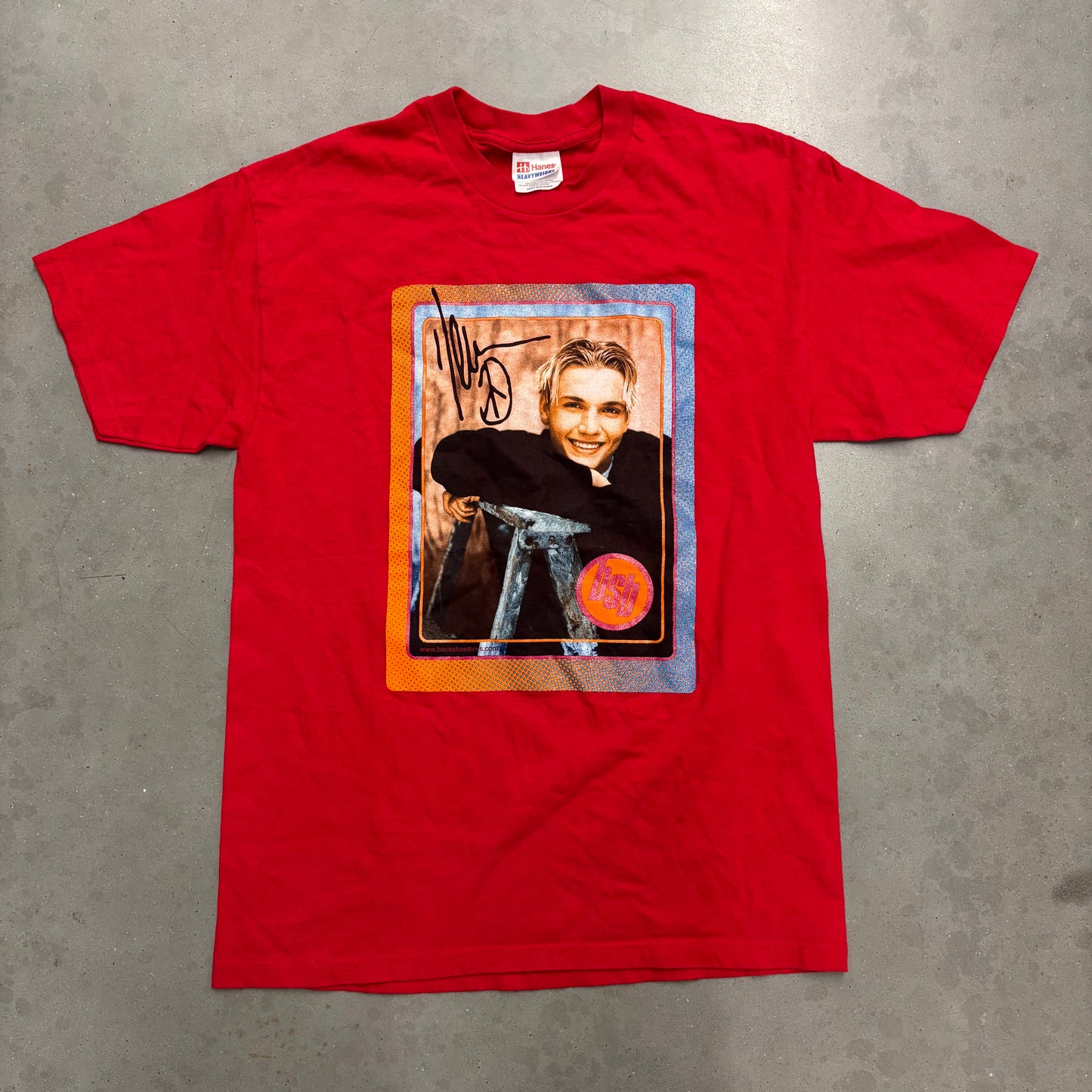 Vintage 90s Nick Carter Backstreet Boys Tee