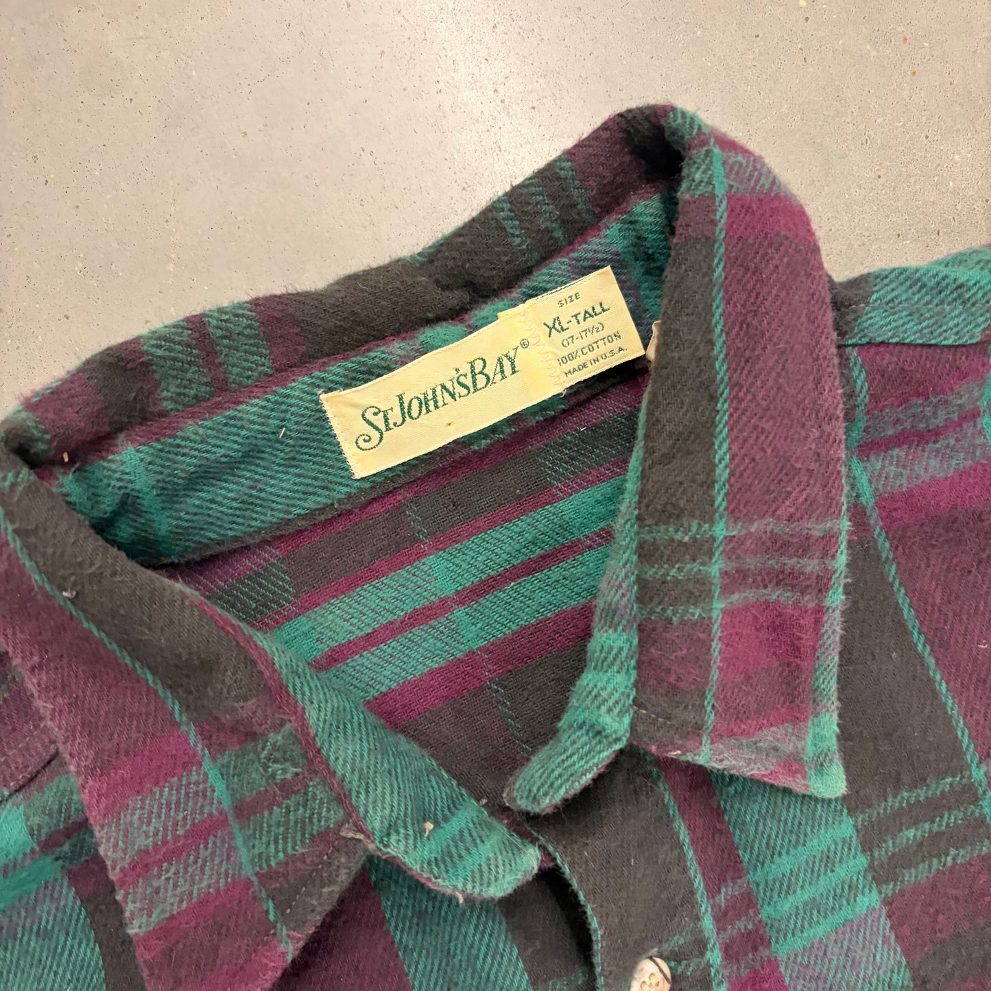 Vintage St Johns Bay Flannel