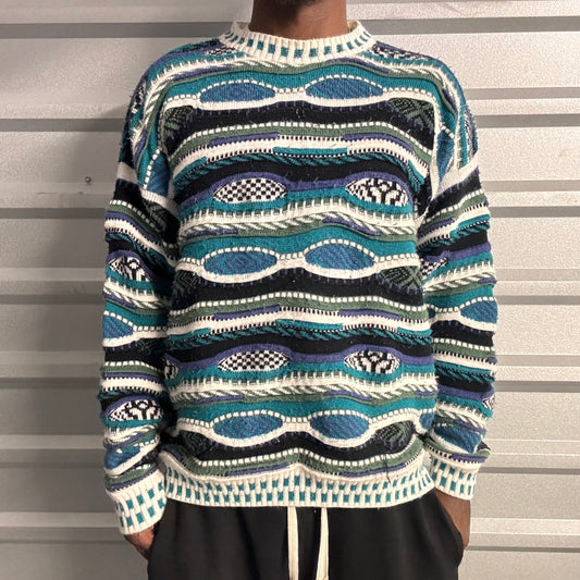 Vintage 3D Knit Sweater