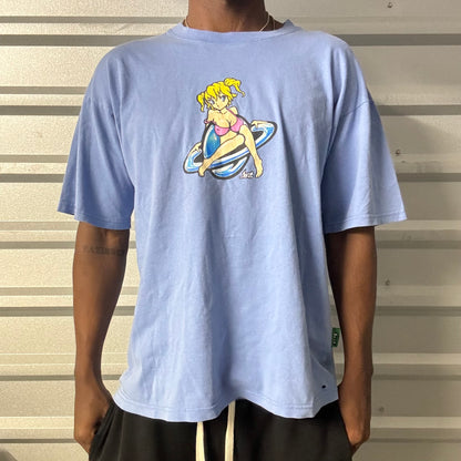 Y2K Lost Bikini Girl Skate Tee