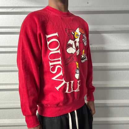 Vintage 80s Louisville Cardinals Crewneck