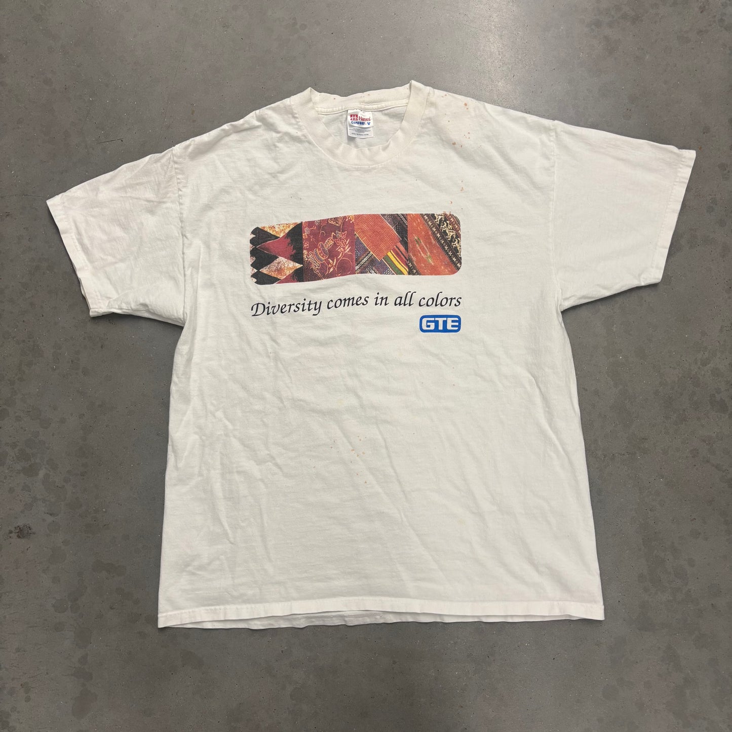 Vintage 90s GTE Diversity Promo Tee