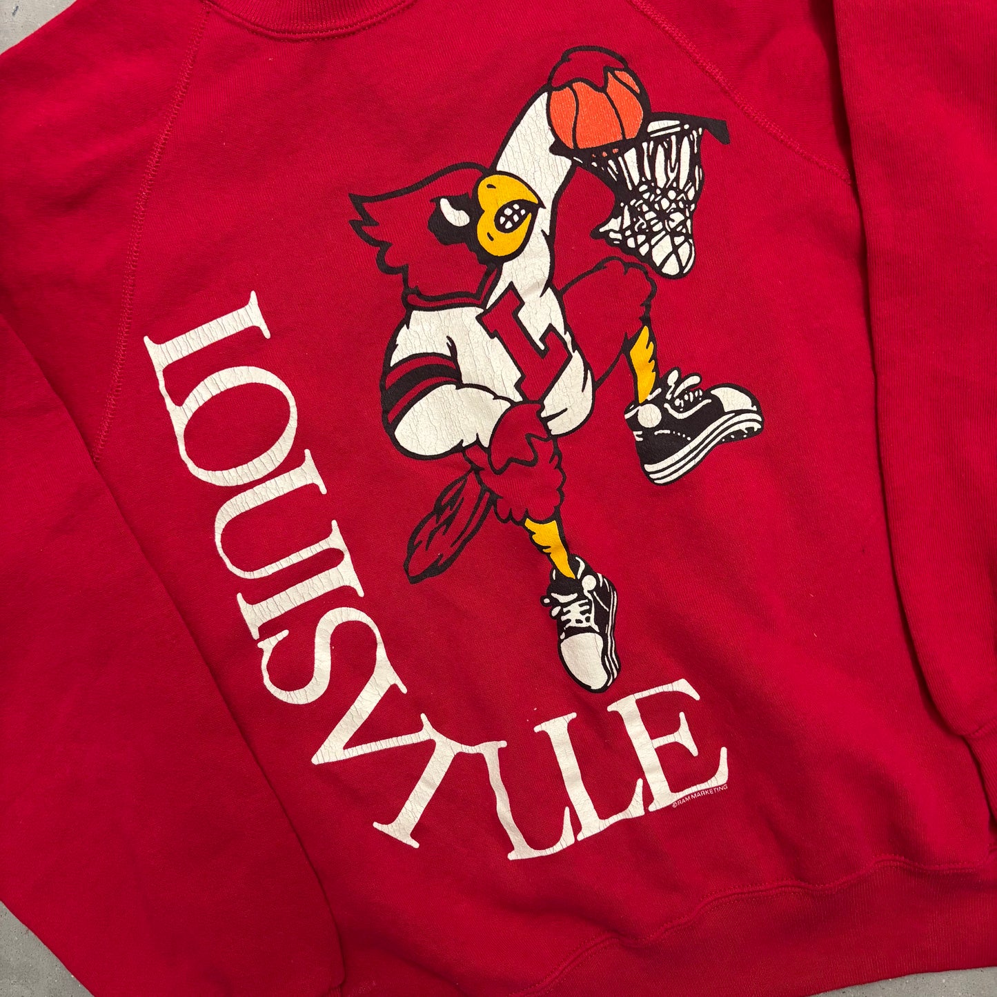 Vintage 80s Louisville Cardinals Crewneck