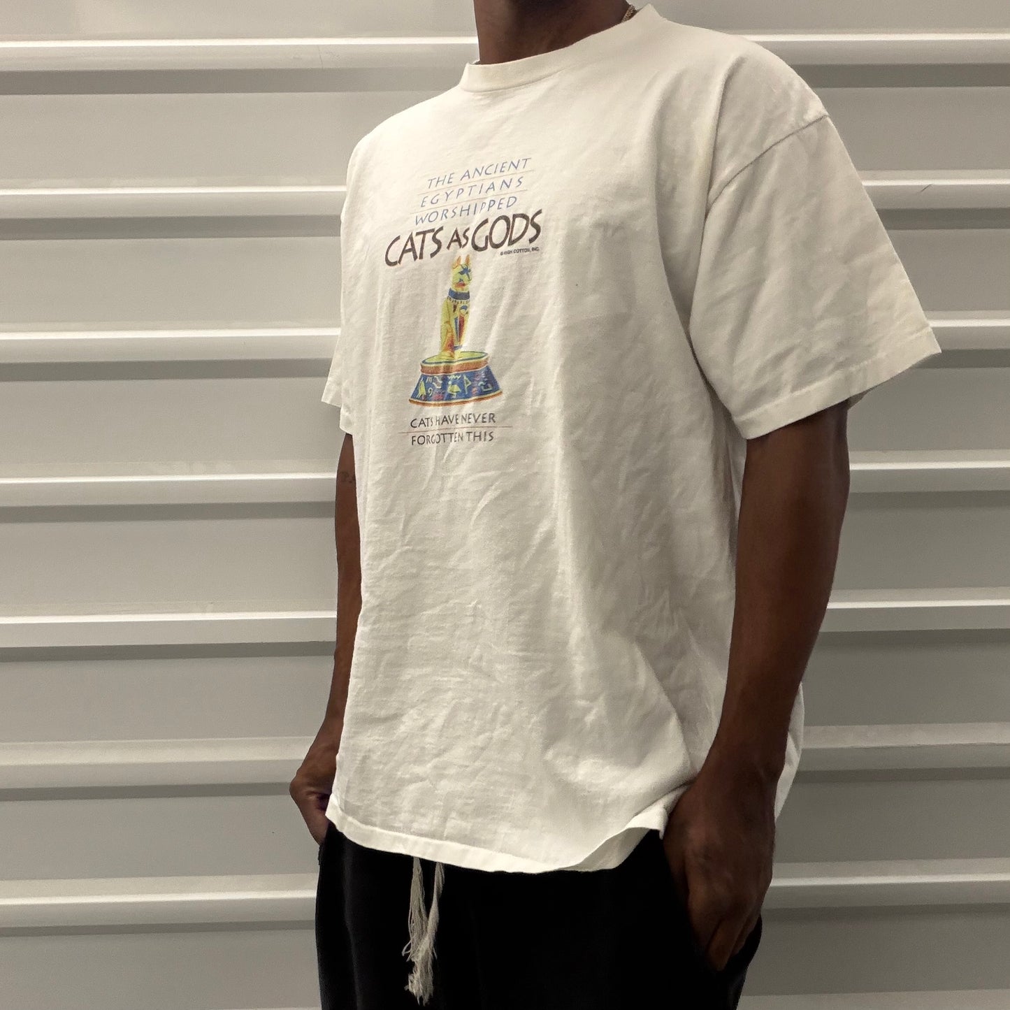 Vintage 90s “Cats as Gods” Tee