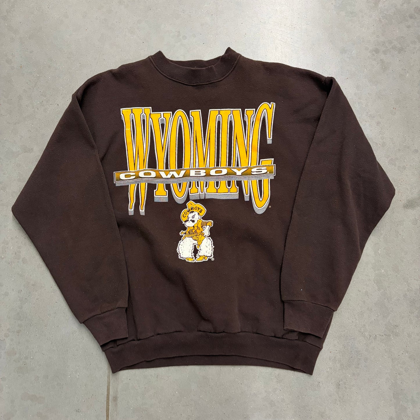 Vintage 90s Wyoming Cowboys Crewneck