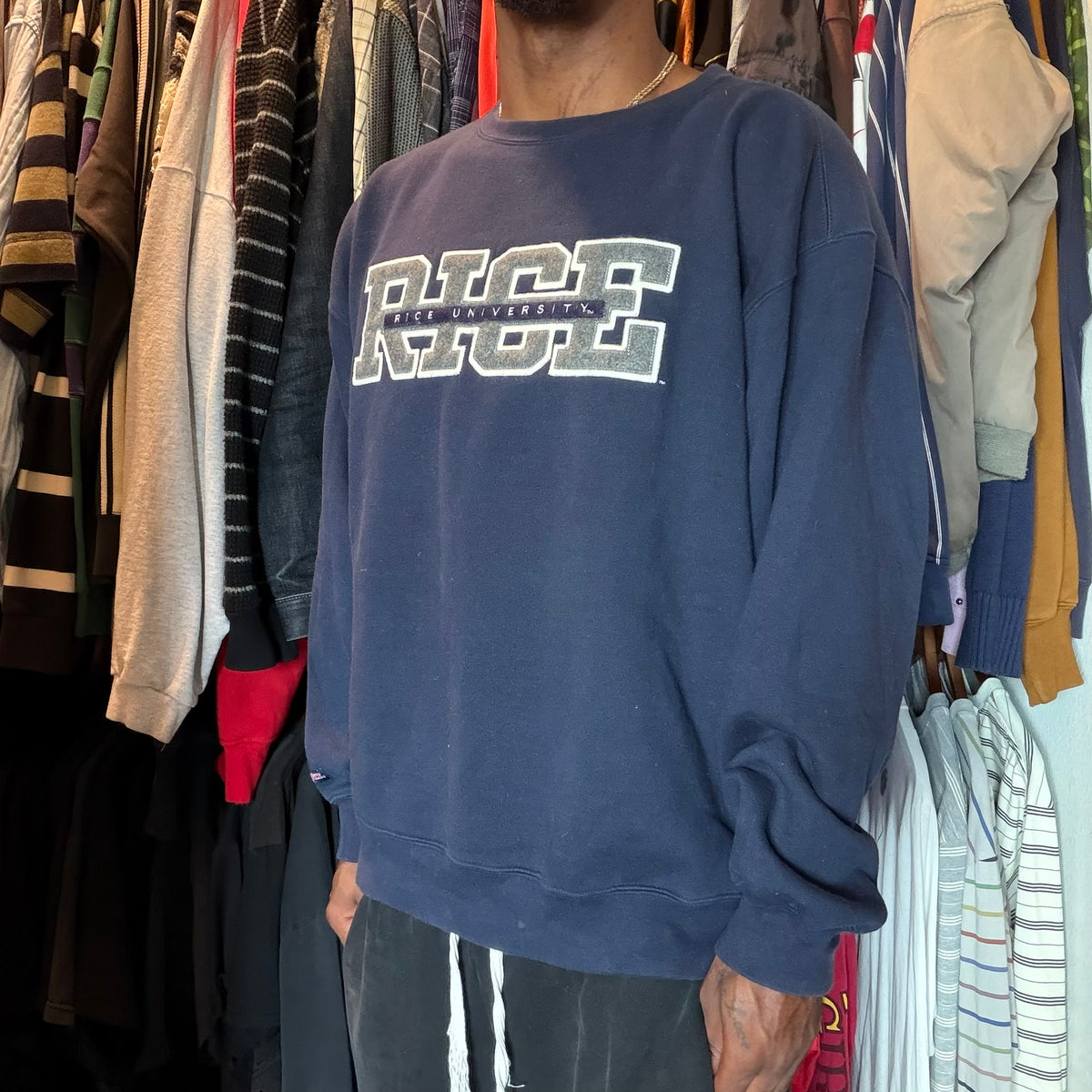 Y2K Rice University Crewneck