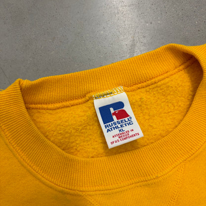Y2K Yellow Russell Crewneck