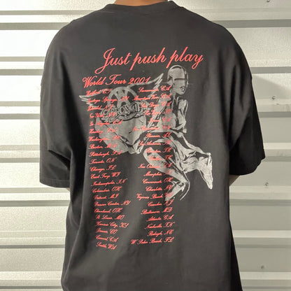 Y2K 01’ Aerosmith “Just Push Play” Tour Tee