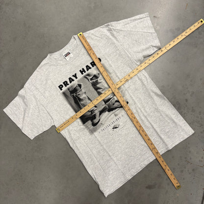 Vintage “Pray Hard” Jesus Tee