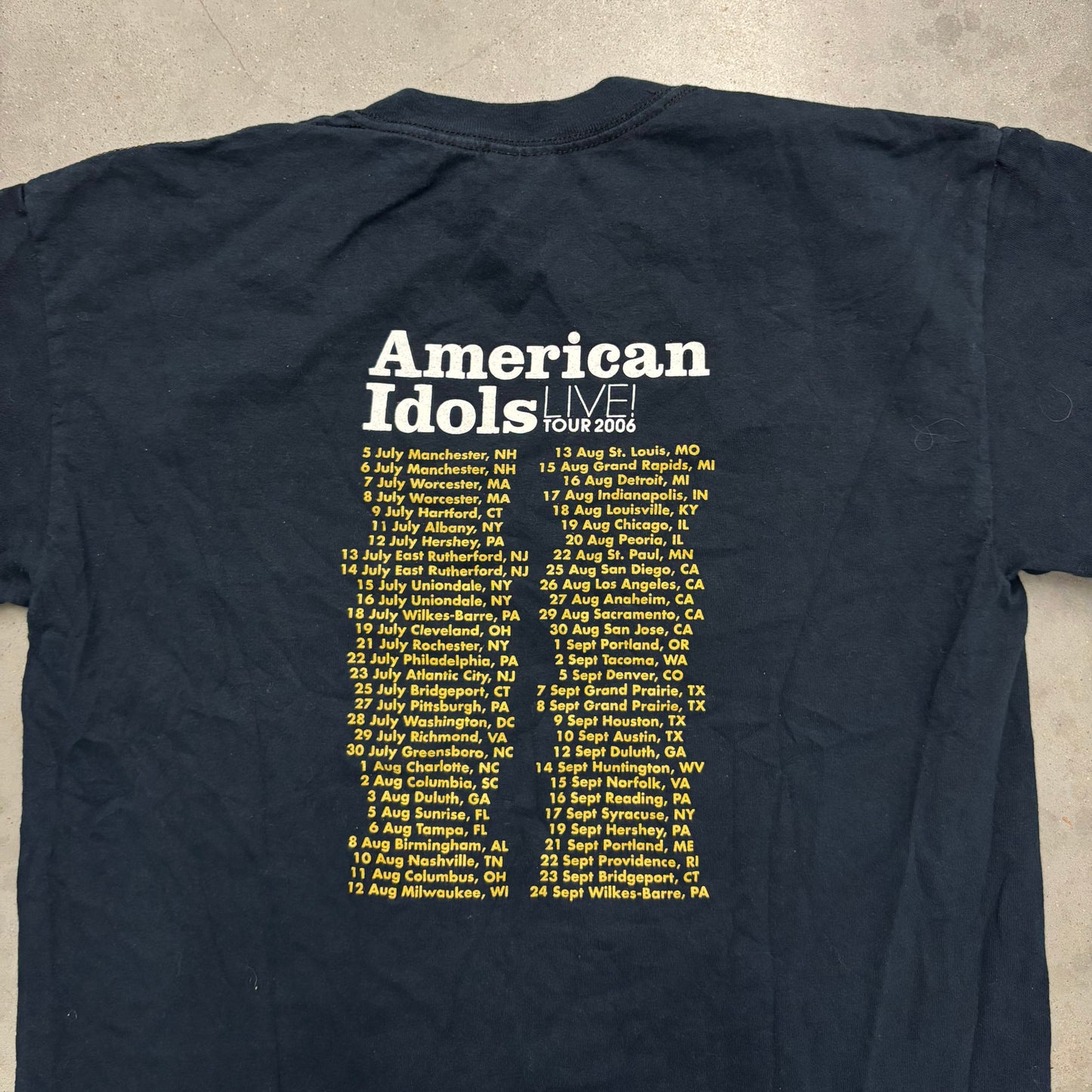 Y2K 06’ American Idol Tour Tee