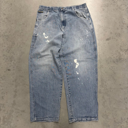 Y2K Faded Brooklyn Express Denim