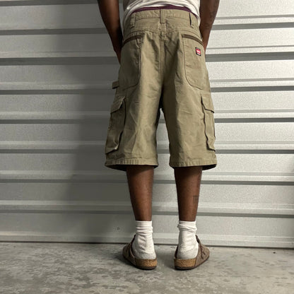 Vintage Tan Wrangler Cargo Shorts