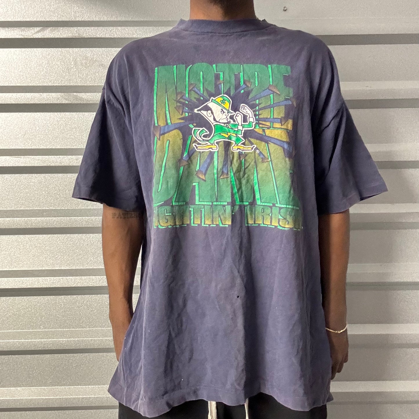 Vintage 90s Notre Dame Fighting Irish Tee