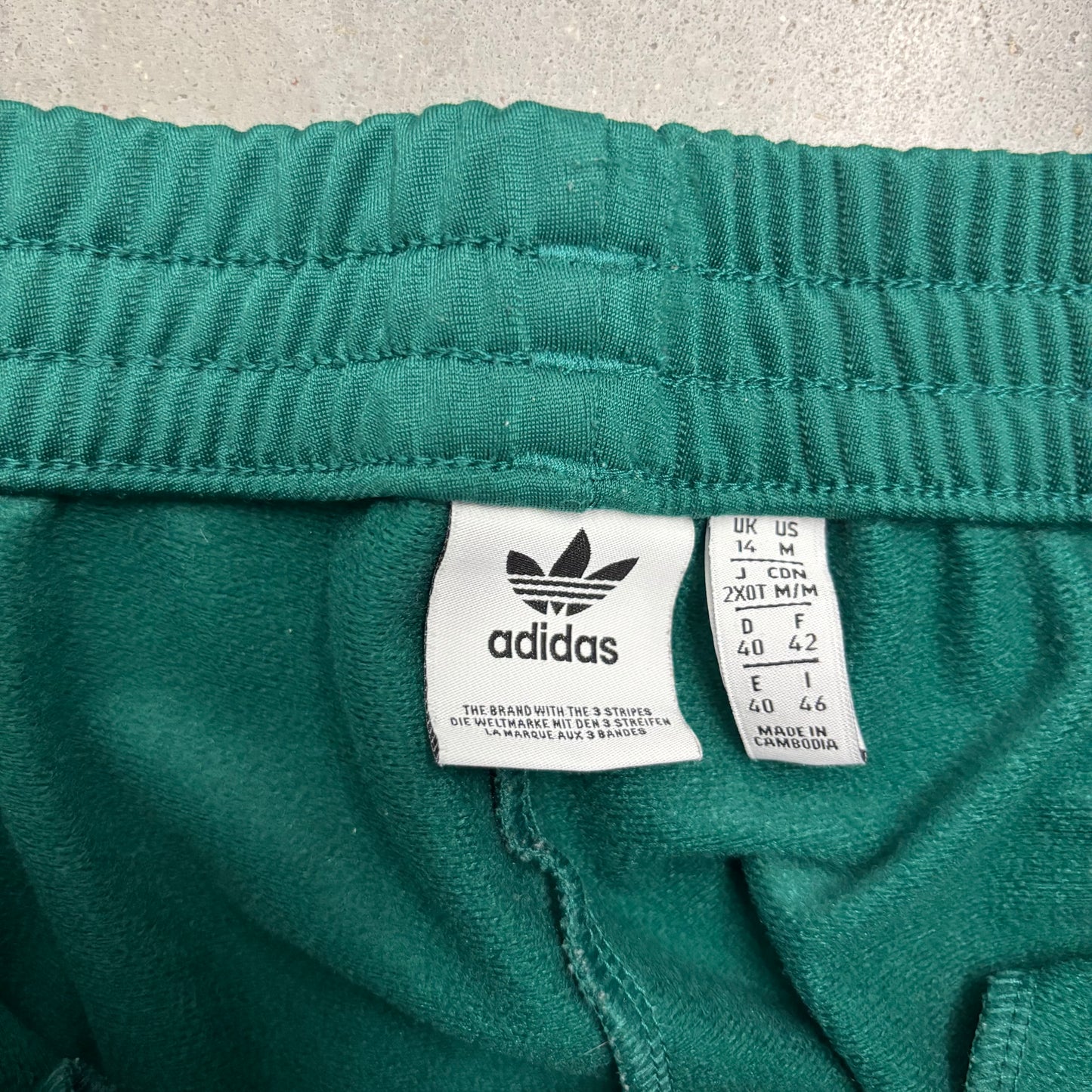 Y2K Green Adidas Breakaway Track Pants
