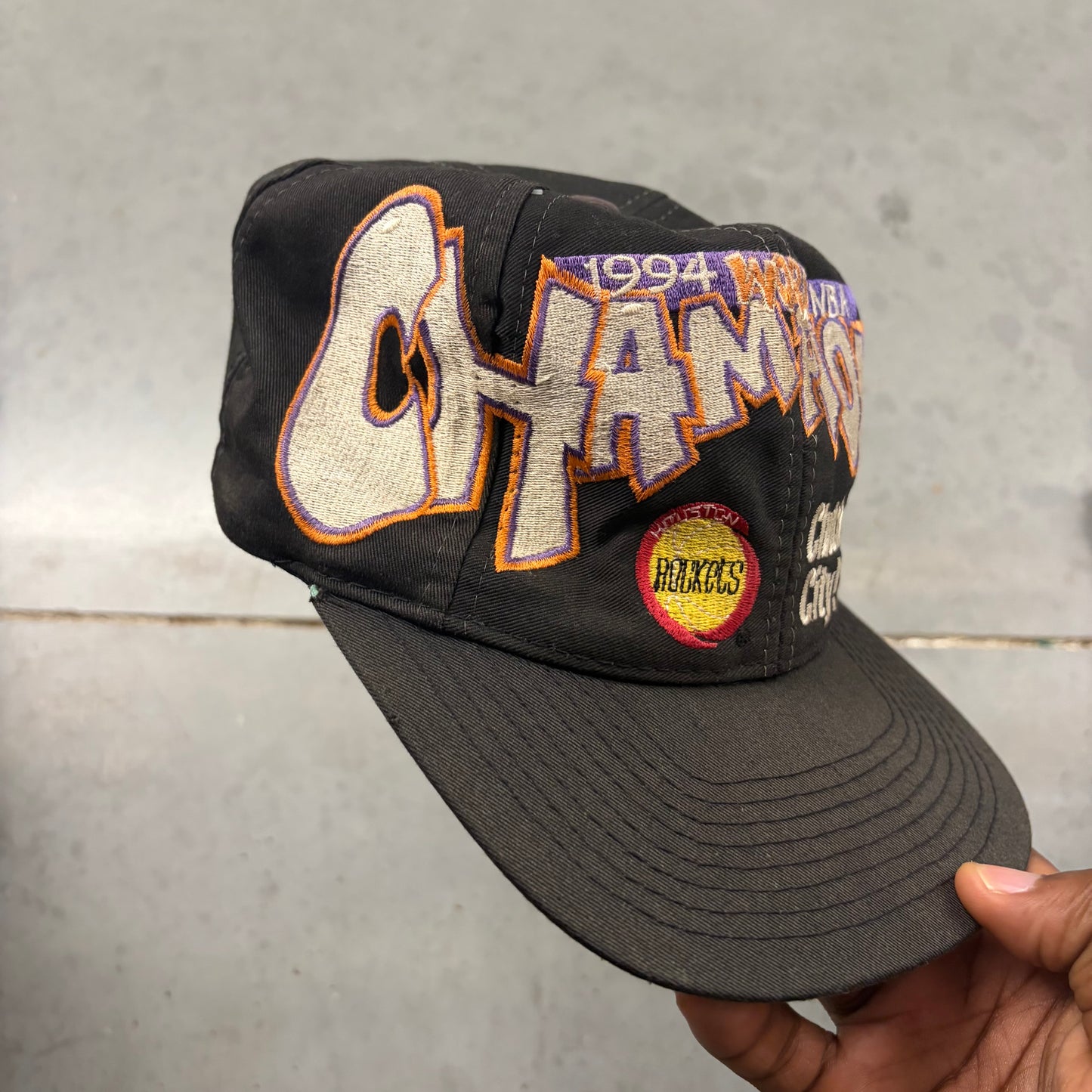 Vintage 94’ Houston Rocketts Champions Hat