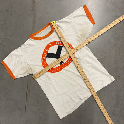 Vintage 80s Circle Y Brand Ringer Tee