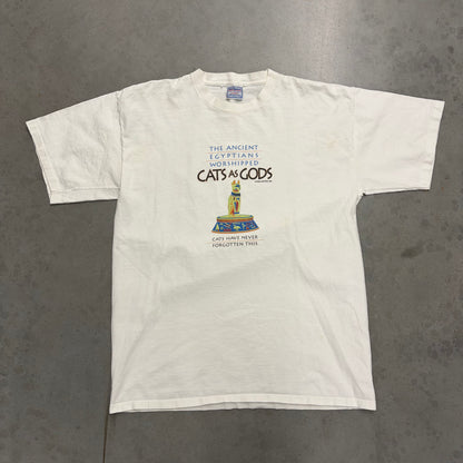 Vintage 90s “Cats as Gods” Tee