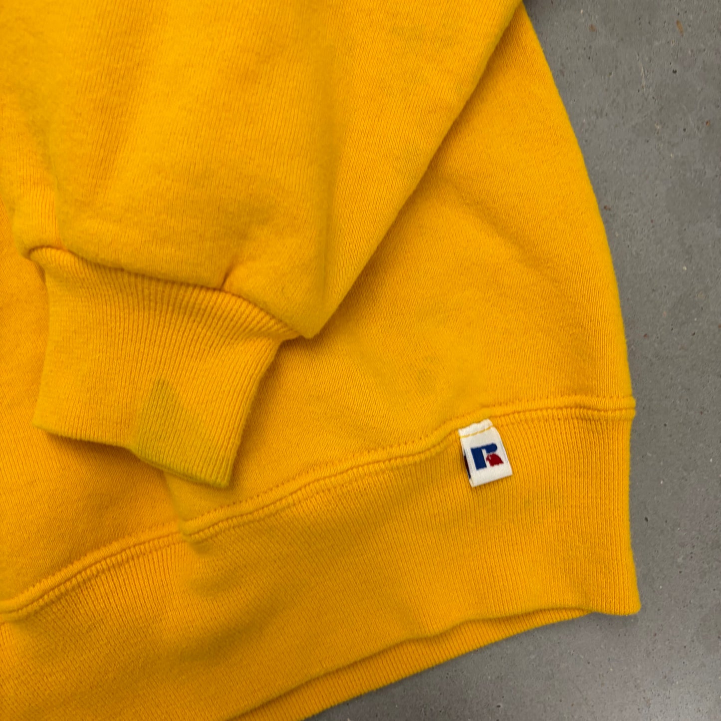 Y2K Yellow Russell Crewneck
