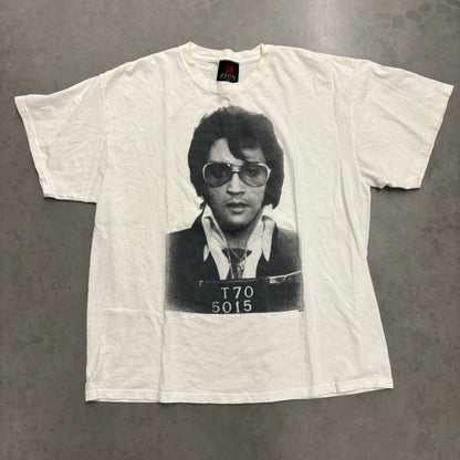 Y2K Elvis Mugshot Tee