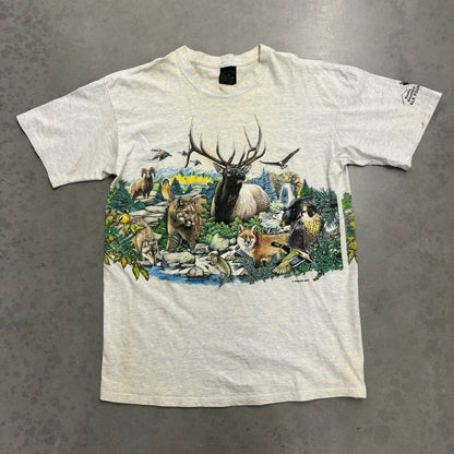 Vintage 90s Nature AOP Tee