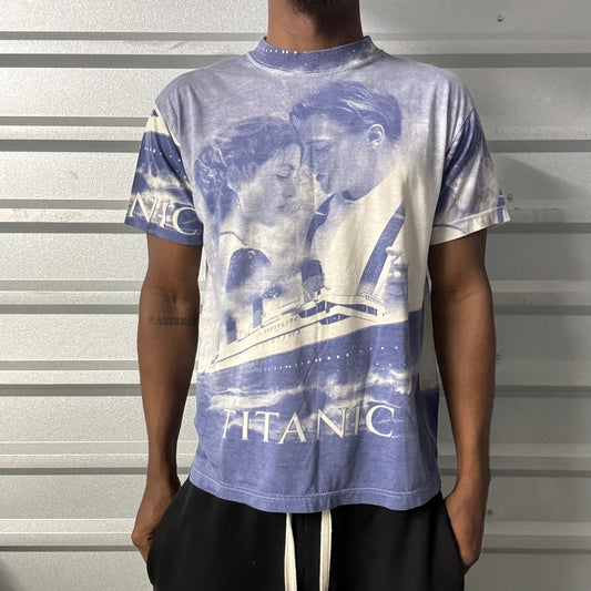 Vintage 90s Titanic AOP Tee