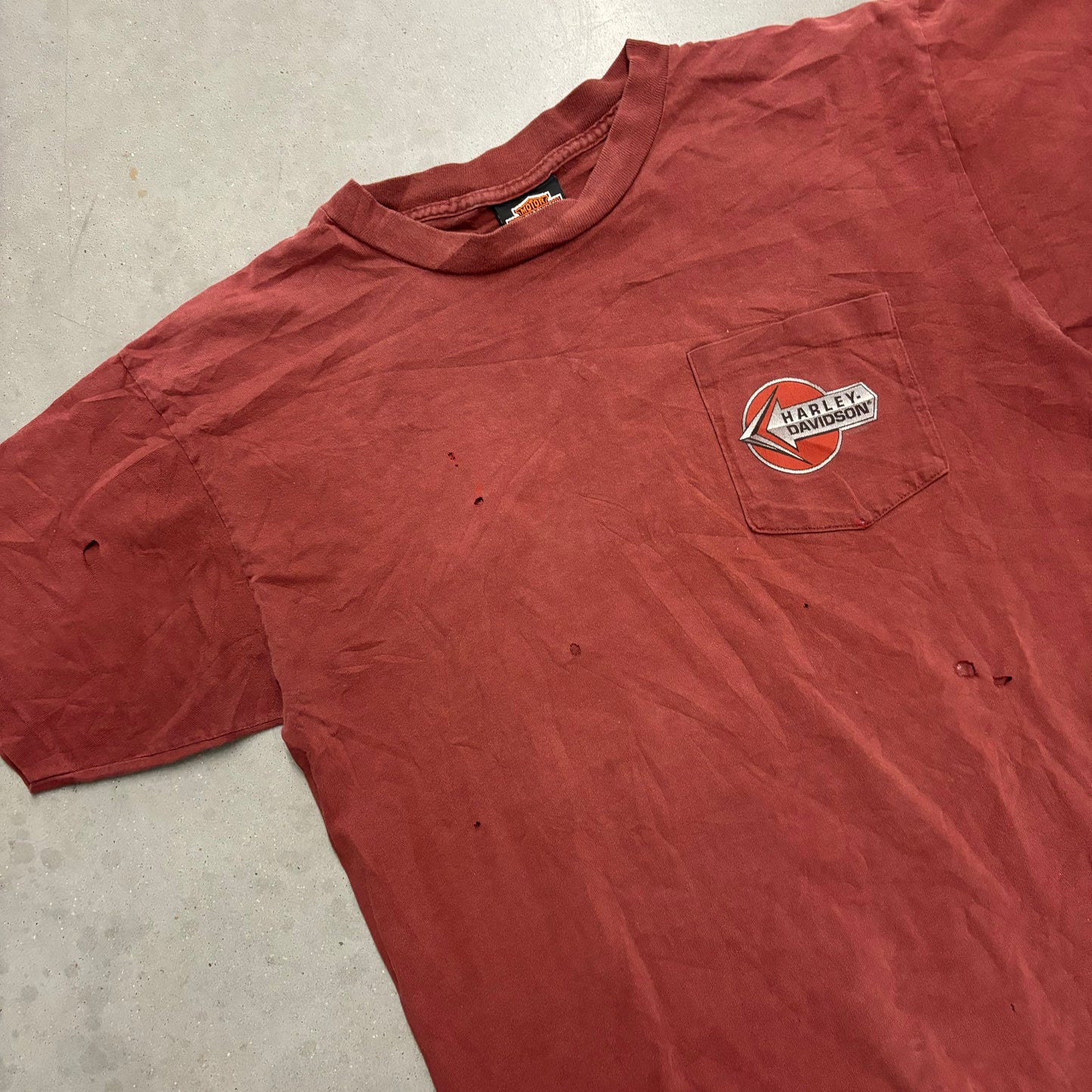 Vintage Harley Davidson Pocket Tee